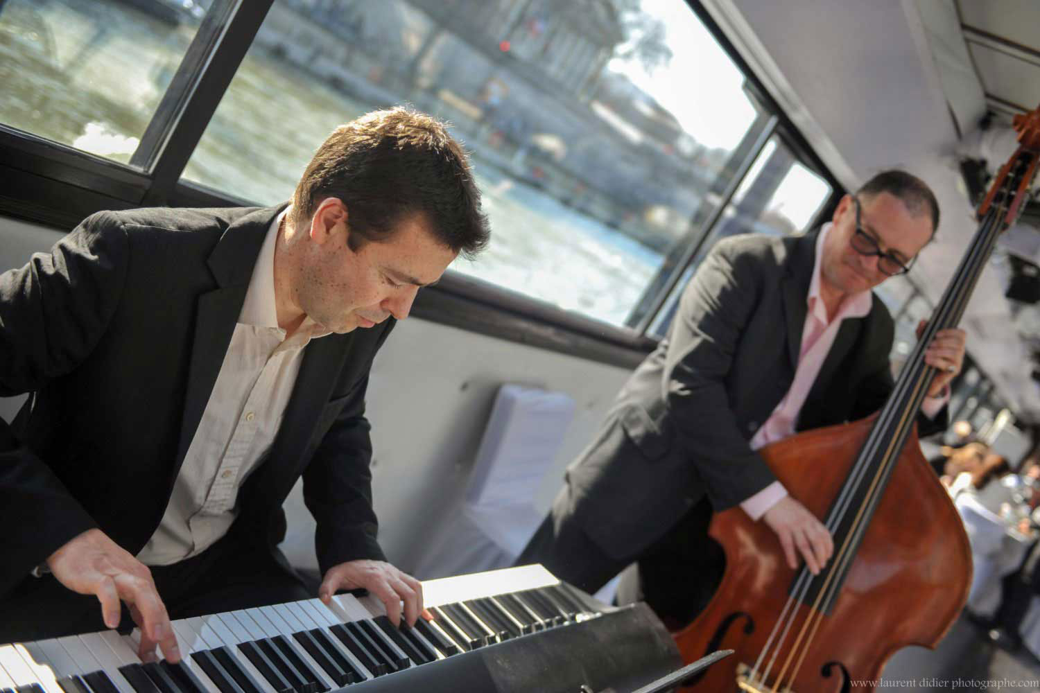 Groupe de jazz cocktail mariage en extérieur