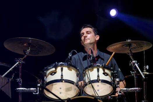 Frédéric Huriez, batteur du groupe de jazz Be'swing pour mariage à Paris